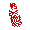 Red Tribal Right Arm Tattoo