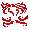 Red Tribal Bottom Tattoo